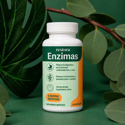 Restora Enzimas | Comé lo que querés. Digerilo mejor.